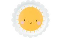 Partydeco Teller Sonne