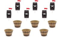 Partydeco Muffin-Set Piraten