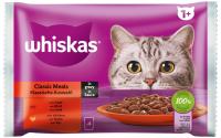 WHISKAS Klassische Auswahl in Sauce 1+
