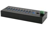 Exsys 10-Ports USB 3.2 Gen 1 HUB für Tisch