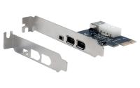 Exsys PCIe FireWire 1394a Karte, 3+1 Ports