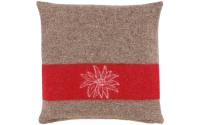 Eskimo Armeekissen Edelweiss, Braun-Rot