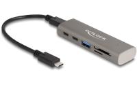 Delock 3 Port USB 10 Gbps Hub ink. SD