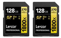 Lexar Professional SDXC 1800x UHS-II 2x128G