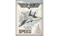 Nostalgic Art Schild Top Gun Jet