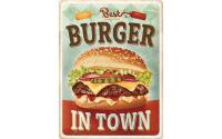 Nostalgic Art Schild Best Burger in Town