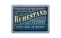 Nostalgic Art Schild Ruhestand
