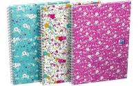 Oxford GO Floral Spiralbuch B5