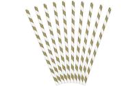 Partydeco Papierstrohhalme Streifen