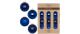Inge Weihnachtskugel Royal Blue, 12 Stück