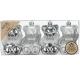 Inge Weihnachtskugel Winter Silver Teddybär