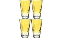 Leonardo Trinkglas Twist, 300ml gelb