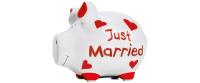 Sparschwein Just Married
