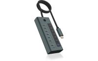 ICY BOX IB-HUB1457-C31, 7x USB3 Hub, Type-C