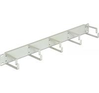 Delock Kabelmanagement Panel: Grau