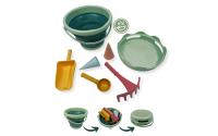Schildkröt Sand Toys Falteimer Set green