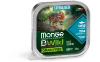 Monge Cat Bwild GF Sterilised Tuna 100g