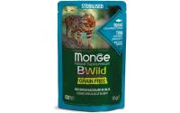 Monge Cat Bwild GF Sterilised Tuna 85g