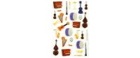 Clairefontaine Sticker Cooky Instrumente