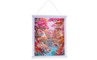 Crystal Art Scroll Cherry Blossom Bliss