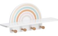 Zeller Present Kinder-Wandgarderobe Rainbow