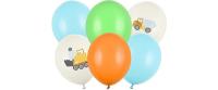 Partydeco Ballon Baufahrzeuge