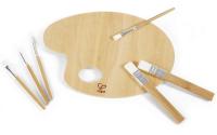 Malpaletten- und Pinsel-Set