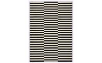 Hanse Home Teppich Panel Schwarz/Creme