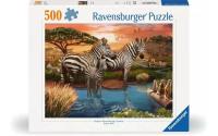 Puzzle Zebras am Wasserloch