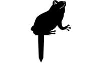 Wallxpert Gartensticker Frosch
