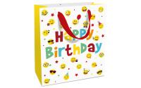 B+C Geschenktasche Birthday Smileys