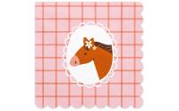 Partydeco Servietten Pferd