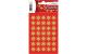 Herma Weihnachtssticker Sterne gold 16mm