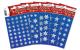 Herma Weihnachtssticker Silbersterne Set