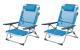 KOOR Strandstuhl Arieenzo blau 2-er Set