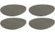 Set/4 Untersetzer grau GOCCE