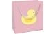 B+C Geschenktasche Ente Baby rosa