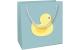 B+C Geschenktasche Ente Baby blau