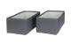 COCON Aufbewahrungsboxen 2er Set grau