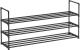 Songmics Schuhregal aus Metall, Schwarz