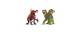 Schleich Feuersaurier vs. Dschungelechse
