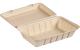 Biopak Box Hinged Bagasse braun