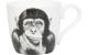 Könitz Bone China Becher Denkender Affe