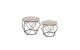 Vasagle Couchtisch, 2er Set