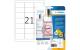 Herma Transparente FolienEtiketten 63x38mm