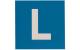 L-Schild vollmagnetisch,