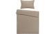 Flair Bettwäsche-Set Seersucker Taupe
