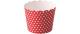 Demmler Eis+Muffinbecher Punkte weiss rot