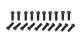 RC4WD Scale Hex Head Bolts M1.6x4mm Black