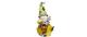 Dameco Dekofigur Gartenwichtel Lemon